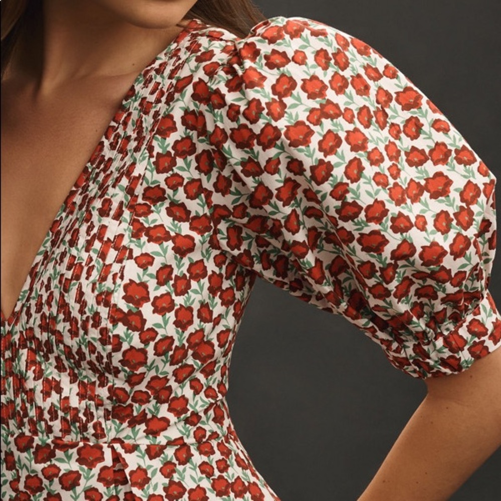 Maeve puff sleeve romper - Picture 2 of 5